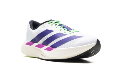Adizero Evo SL "White Purple Lime Burst" JS4495