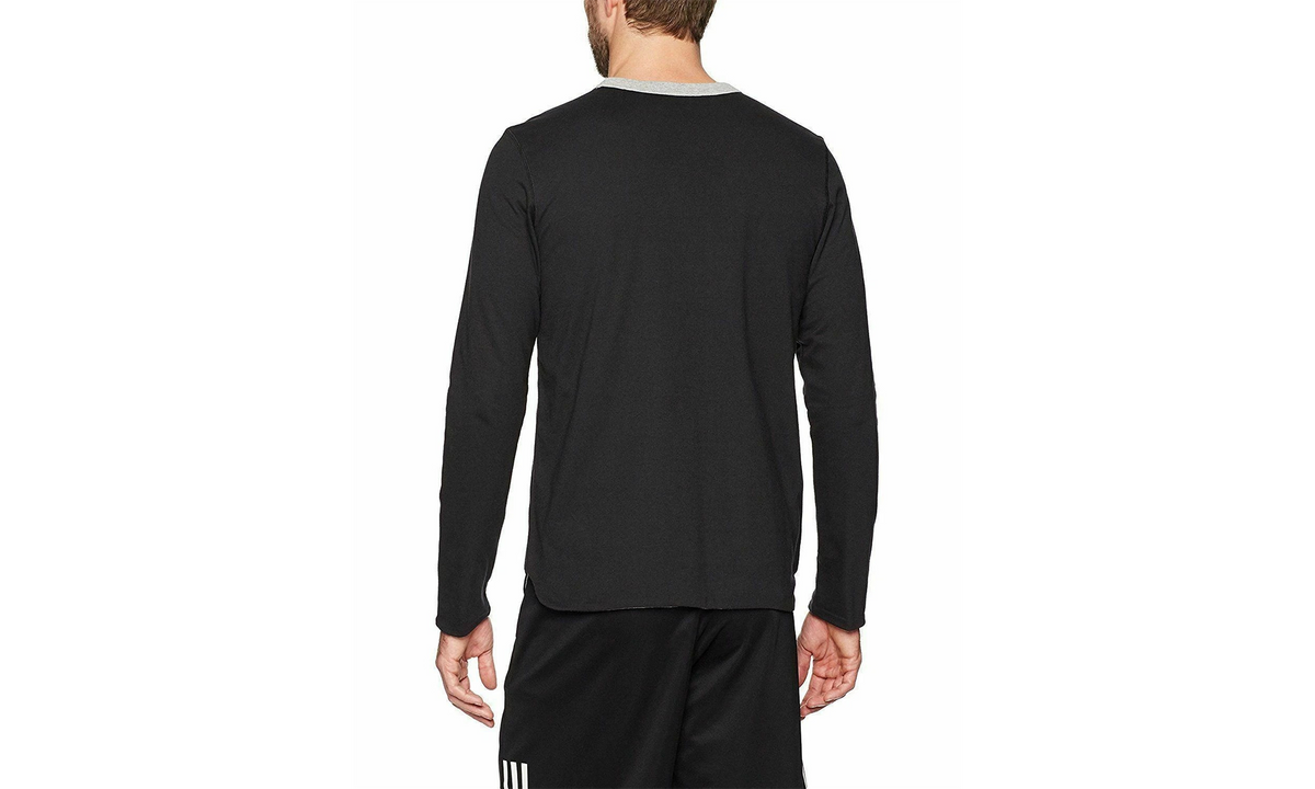 ID Reversible Logo Tee "Black / Medium Heather Grey" BR3299