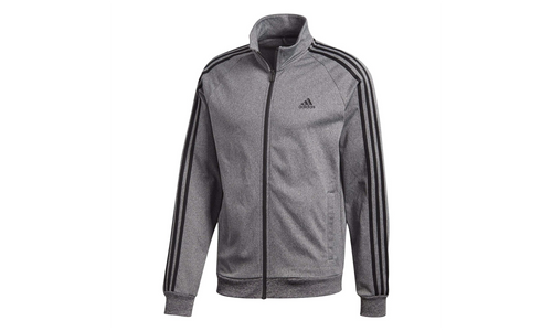 Essentials 3-Stripe Tricot Tracktop "Dark Heather Grey / Black" CD8752