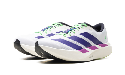 Adizero Evo SL "White Purple Lime Burst" JS4495