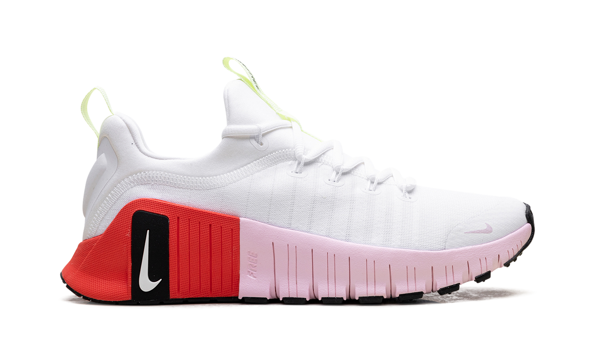 Free Metcon 6 WMNS "White Barely Volt Bright Crimson Pink Foam" IB4526 100