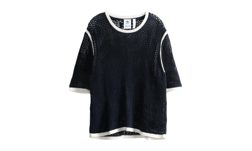 Knit T-Shirt "Wales Bonner - Night Navy" KA7052