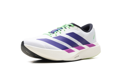 Adizero Evo SL "White Purple Lime Burst" JS4495
