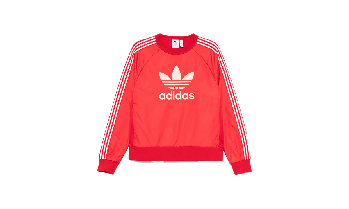 WALES BONNER NYLON CREW 'BETTER SCARLET' "Red" JE5994